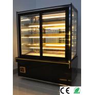 黑色大理石前移門(mén)蛋糕展示柜