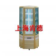 六角形全玻璃旋轉(zhuǎn)冷藏展示柜